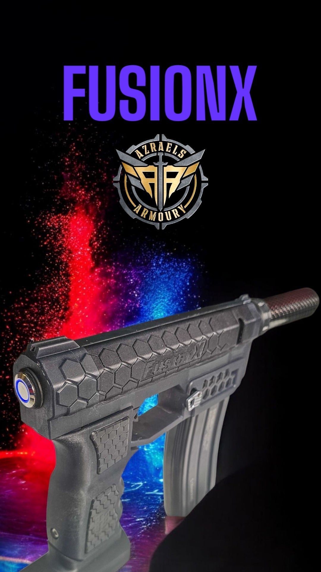 Aztech Innovations FusionX HPA Receiver - Tank Reg model - Azraels Armoury