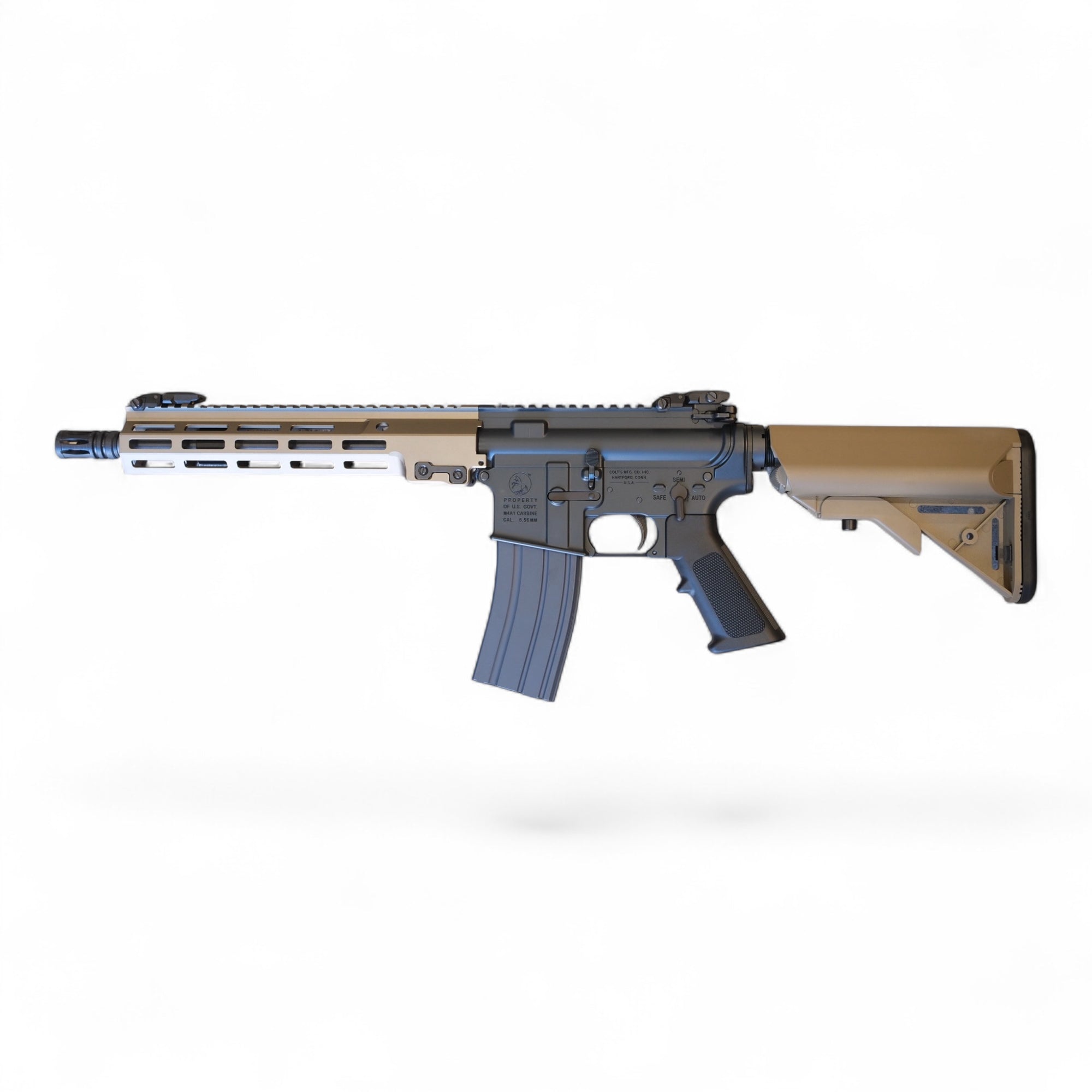 CGS/T8 EMG Colt Licensed MK16 URGI 10.5Inch MWS GBBR Gel Blaster (Steel Internal Parts) - Azraels Armoury