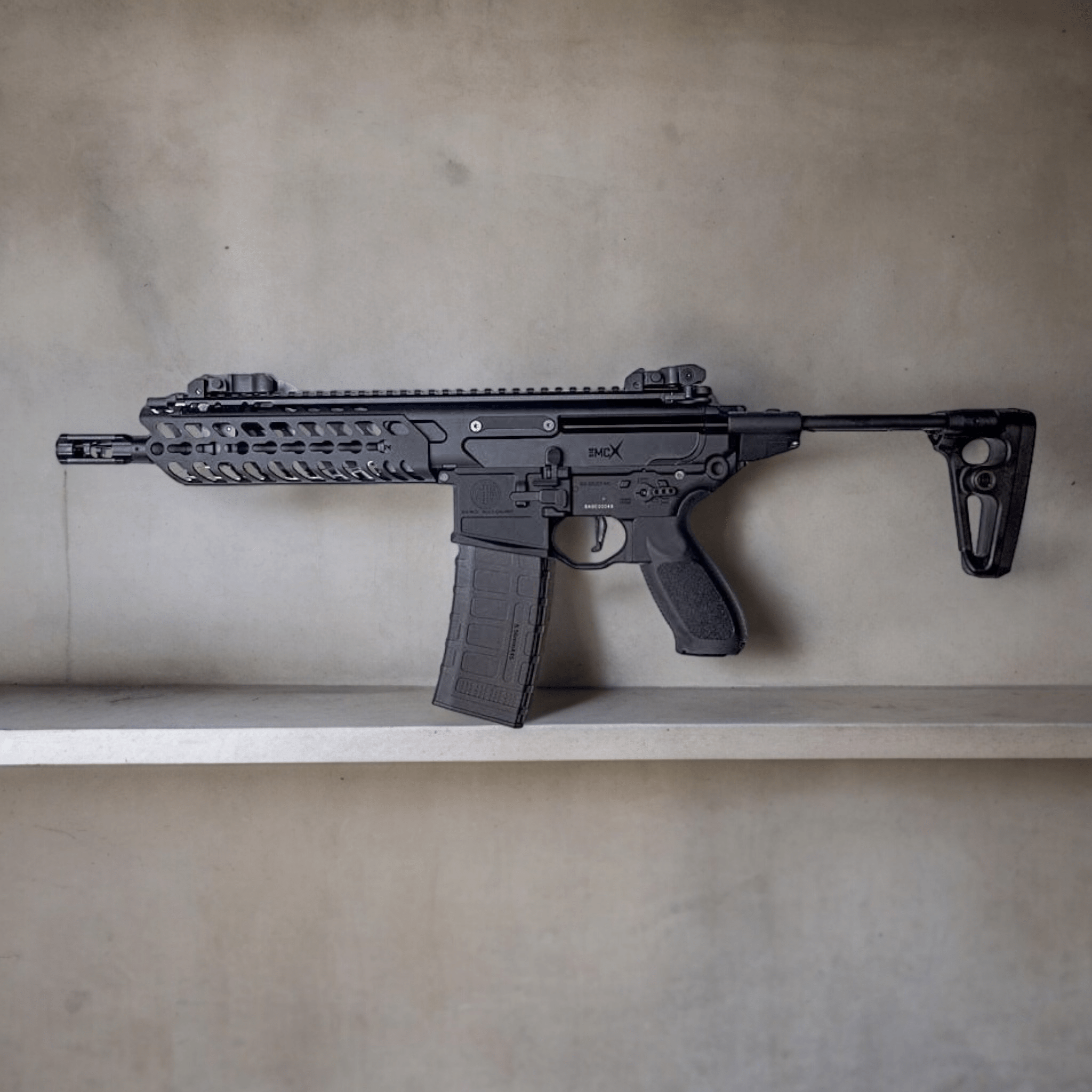 Custom Upgraded MOD1 MCX Collapsible Stock Gel Blaster - Azraels Armoury