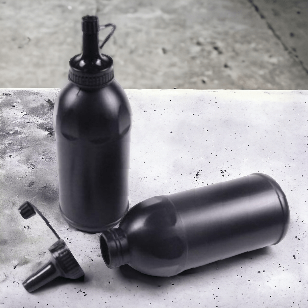 Gel ball speed loader bottle for easy rifle mag loading, holds up to 800 gel balls.