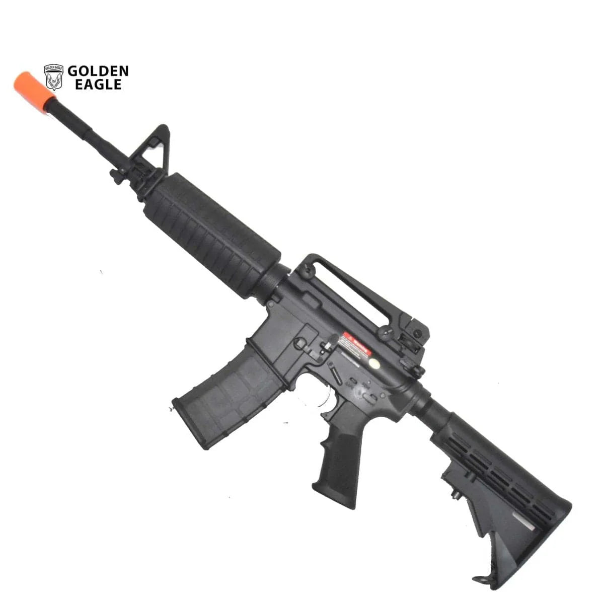 Golden Eagle M4A1 CAR 15 Gas Blowback Rifle (GBBR) Gel Blaster - Black - Azraels Armoury