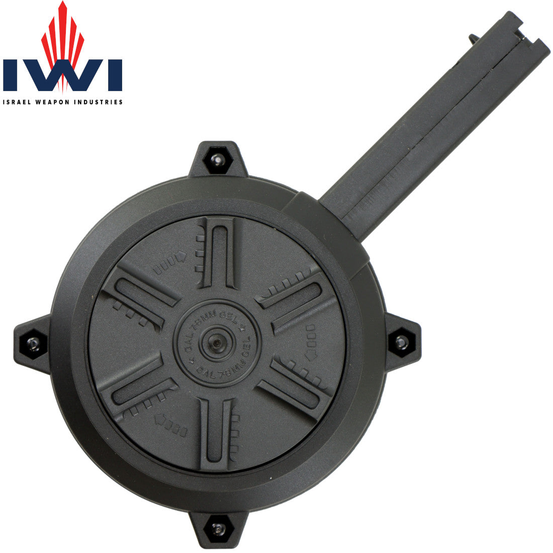 IWI UZI MP2A1 SMG Gel Blaster with Drum and Stick Mag