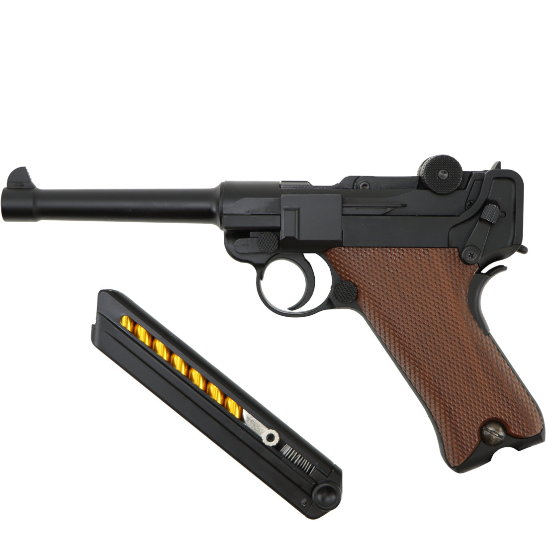 KELe Luger P08 Shell Ejecting Laser Pistol