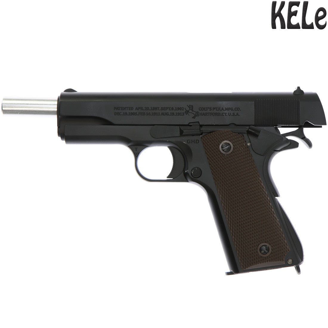 KELe XY05 Colt 1911 Full Metal Gel Blaster Manual Pistol – Black