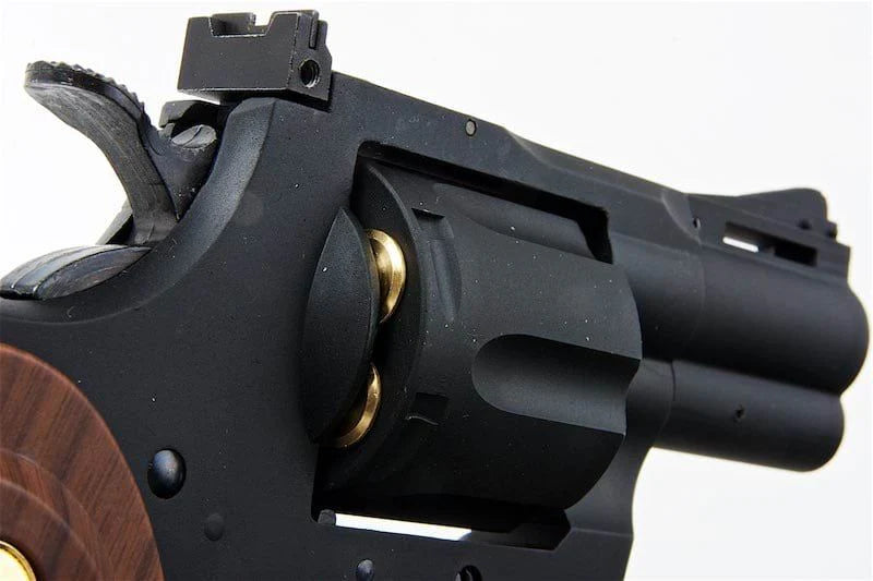 King Arms 2.5” Python 357 (Gas Version) – Black Gel Blaster