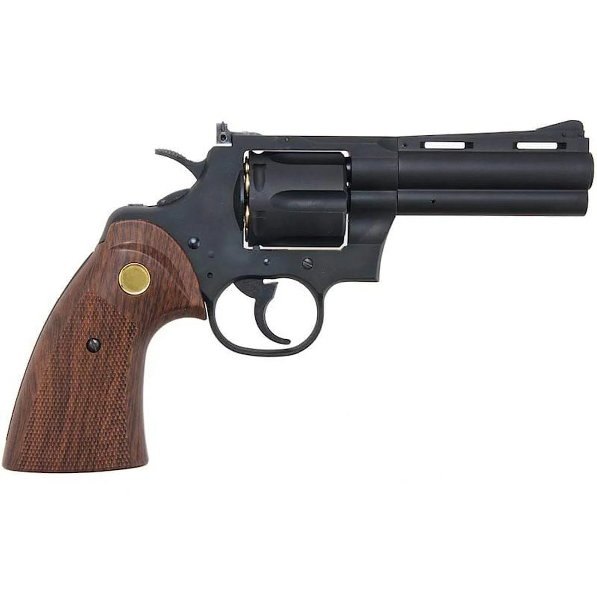 King Arms 4” Python 357 (Gas Version) – Black Gel Blaster