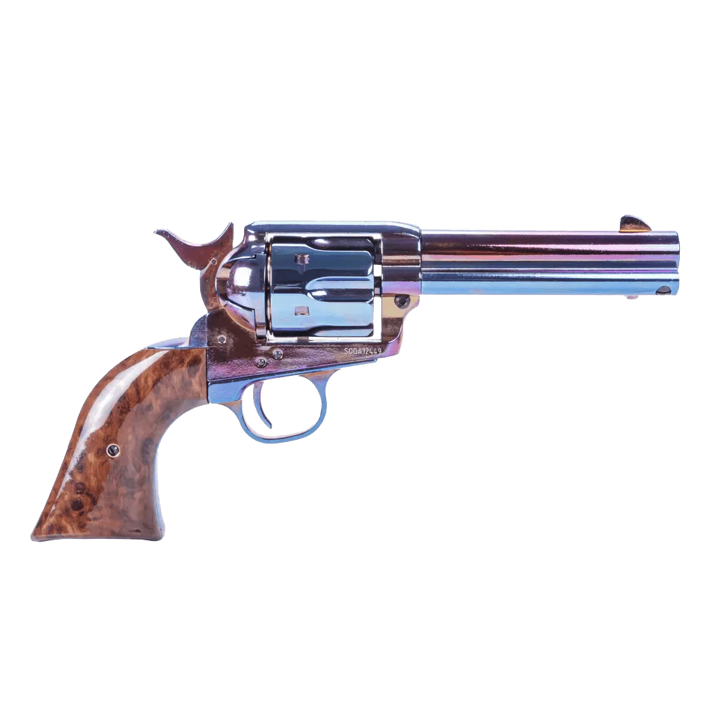 King Arms SAA .45 Peacemaker Revolver S Blue Gel Blaster