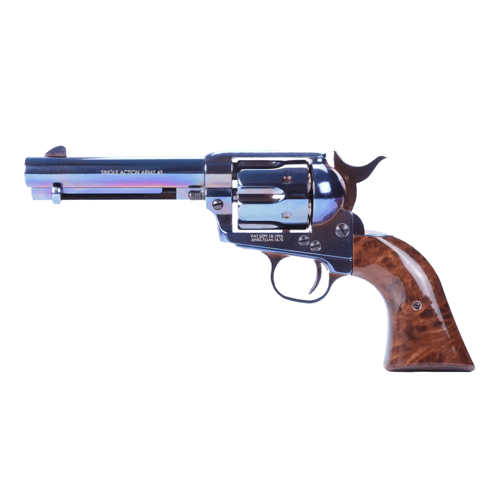 King Arms SAA .45 Peacemaker Revolver S Blue Gel Blaster