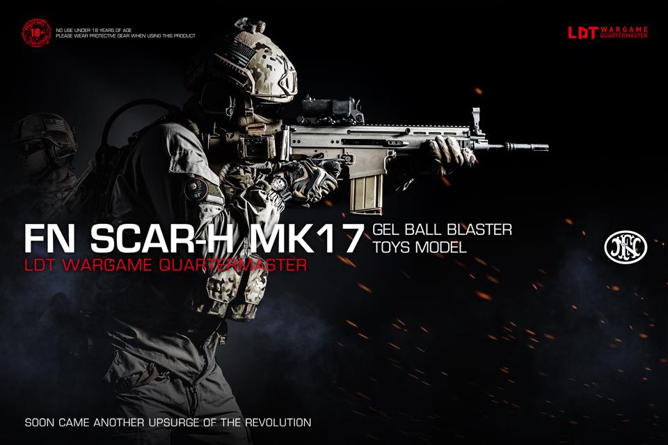 LDT - FN SCAR - H MK17 GEL BLASTER - Azraels Armoury