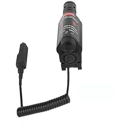 Pistol laser and LED torch combo