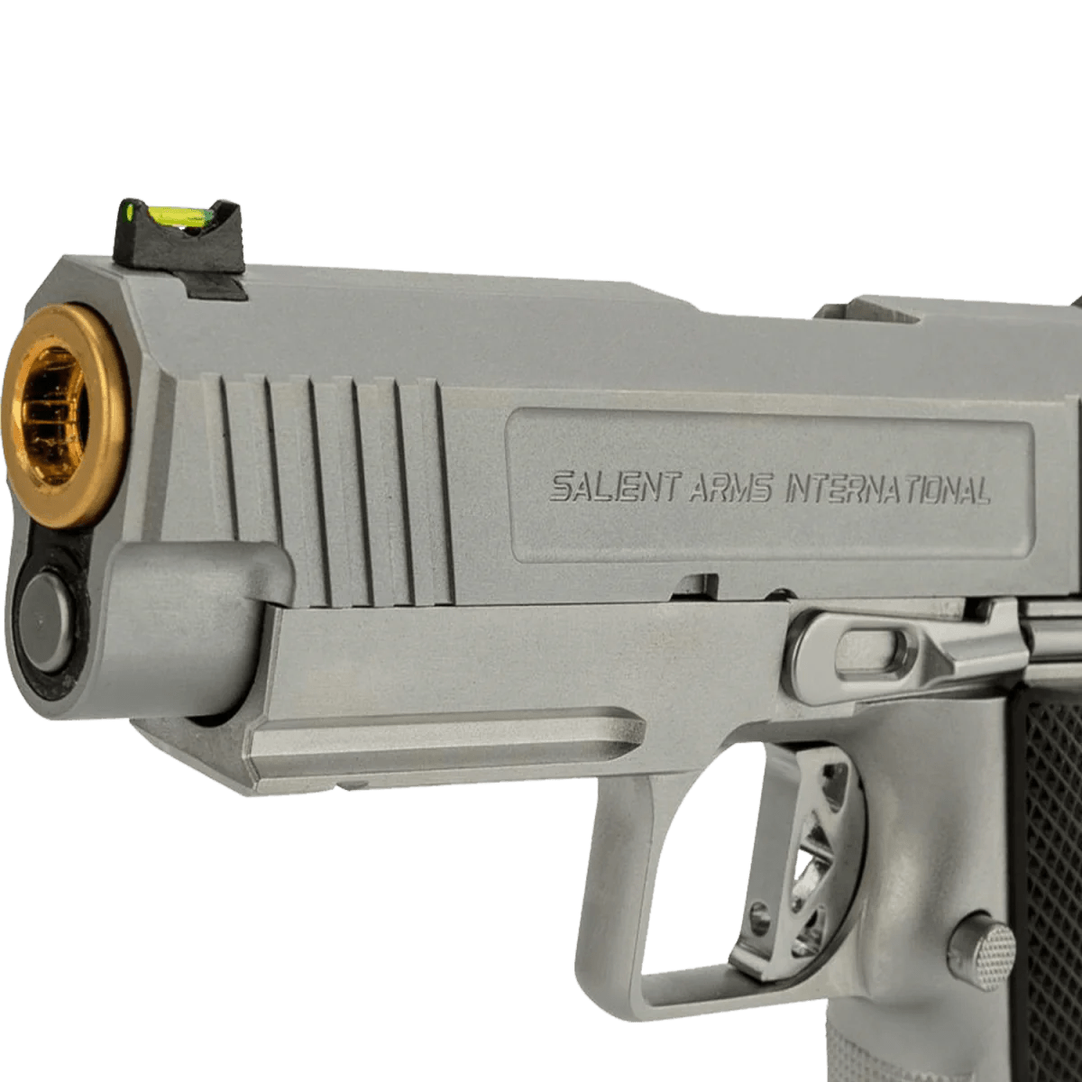 Salient Arms DS 4.3" 2011 Gas Blow Back Gel Blaster Pistol - Silver - Azraels Armoury