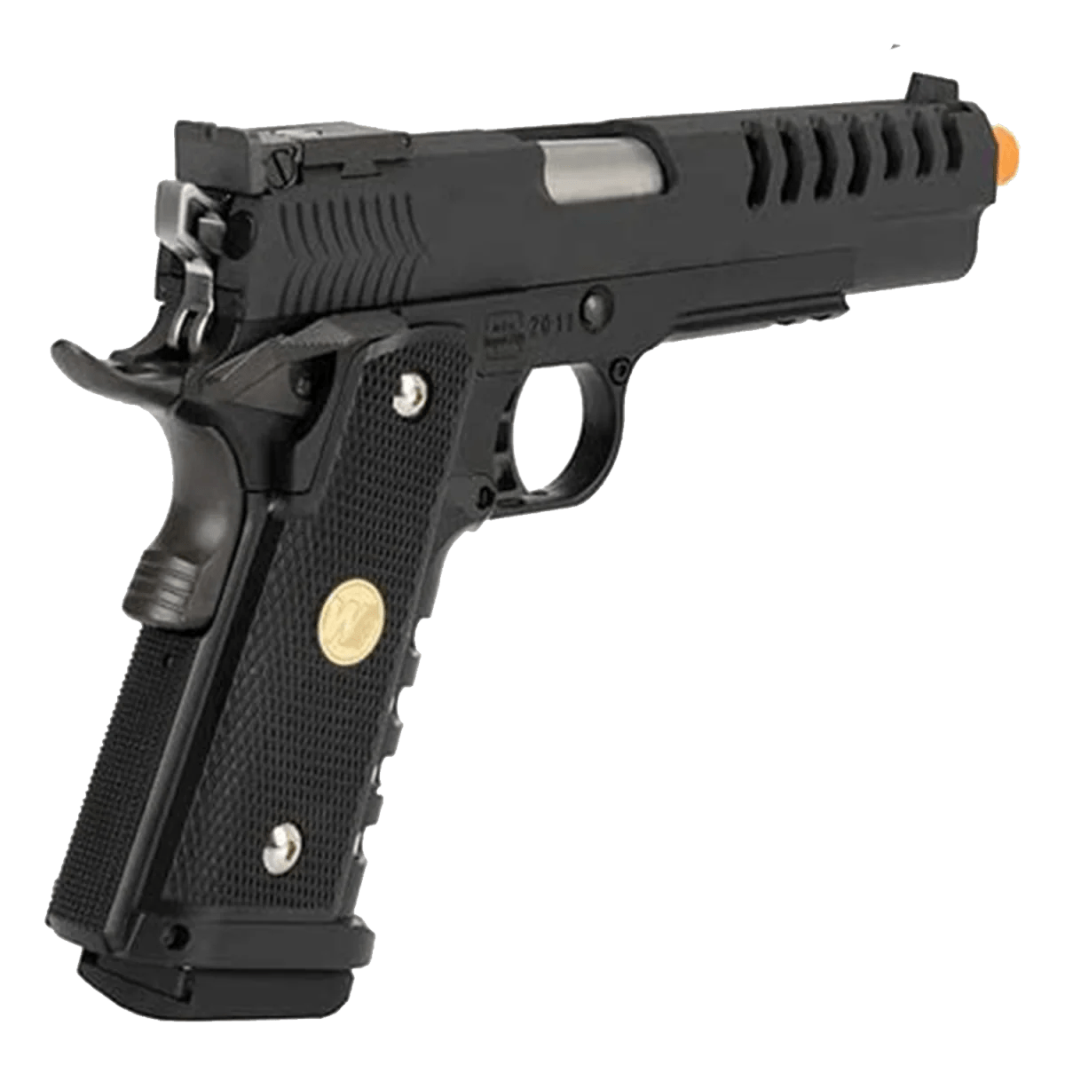 "Skeletor" We Tech Full Metal Hyper Speed Hi - Capa Gas Blowback Gel Blaster - Black - Azraels Armoury