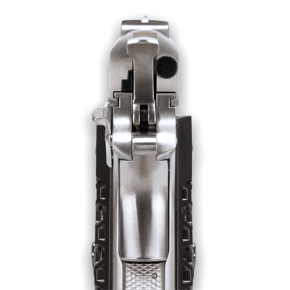 WE Tech 1911 Hex Cut Gelsoft Gas Blowback Gel Blaster - Silver - Azraels Armoury