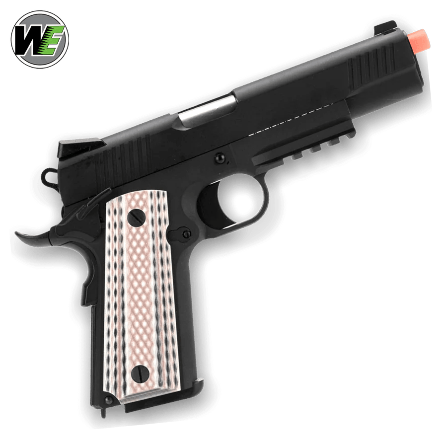 WE Tech 1911 M45A1 Gelsoft Gas Blowback Gel Blaster - Black - Azraels Armoury
