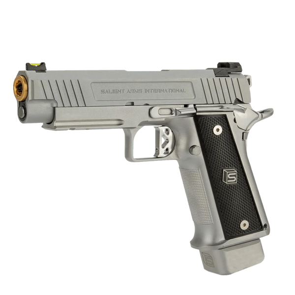 Salient Arms DS 4.3" 2011 Gas Blow Back Gel Blaster Pistol - Silver