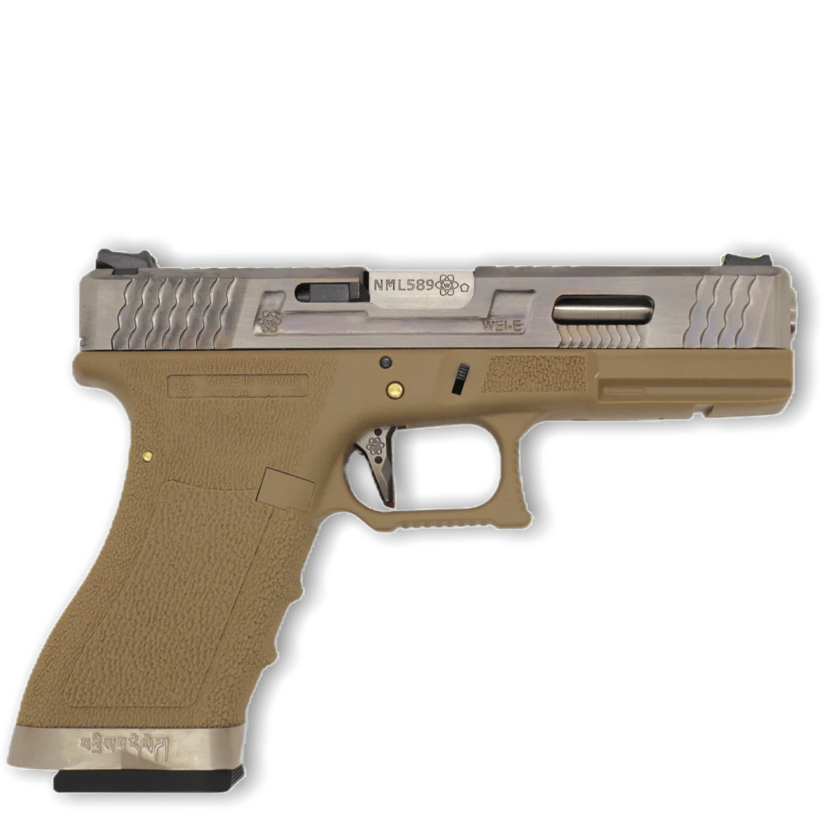We Tech G-Force W.E.T G17 T8 GBB Gel Blaster Pistol (SV/SV/TAN)