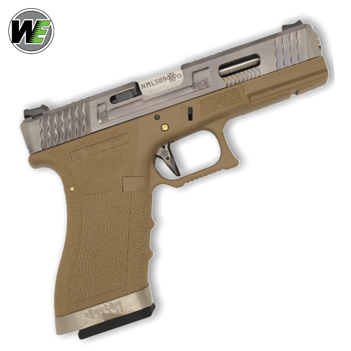 We Tech G-Force W.E.T G17 T8 GBB Gel Blaster Pistol (SV/SV/TAN)