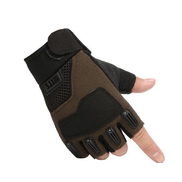 511 Half-Finger Gloves - Olive / Black - Azraels Armoury