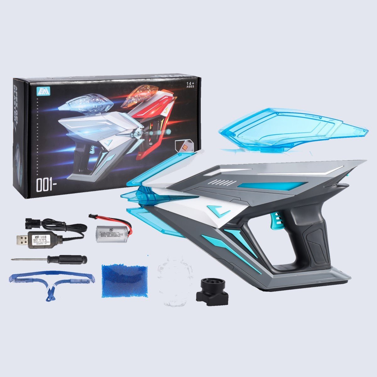 Apex Tracer Sci - Fi Gel Blaster Pistol - Azraels Armoury