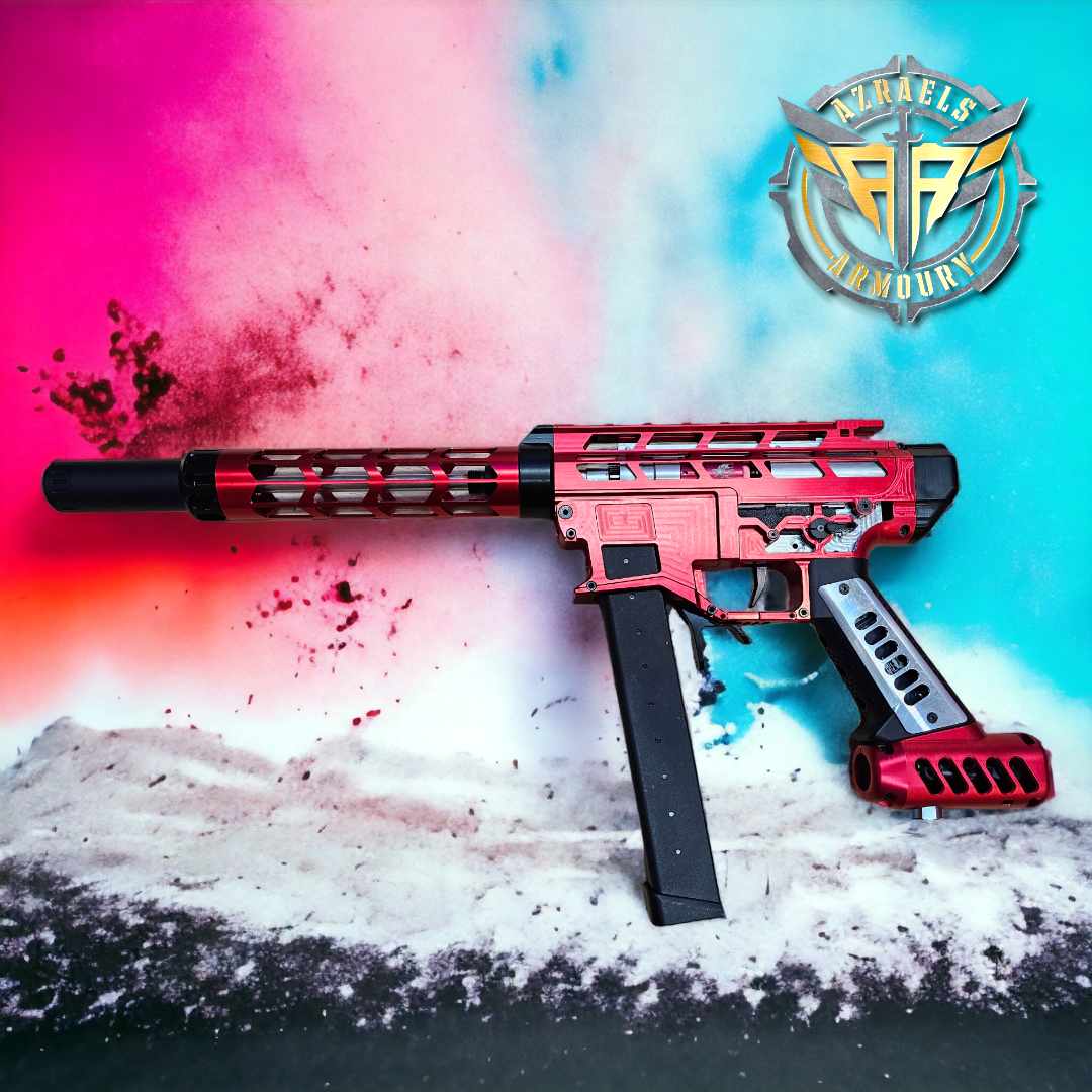 Armoury Upgraded Azrael Chimera HPA ARP9 Red Blaster - Azraels Armoury