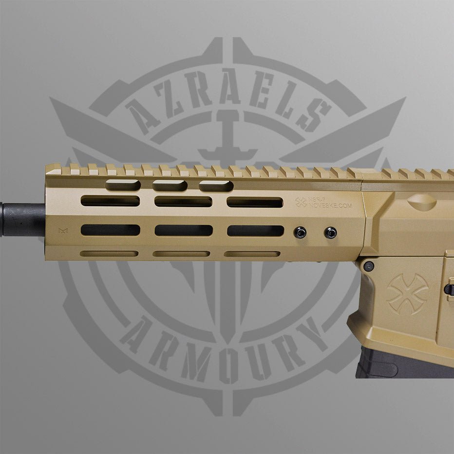 Armoury Upgraded Noveske Gen4 7" SBR Desert Tan Gel Blaster - Azraels Armoury
