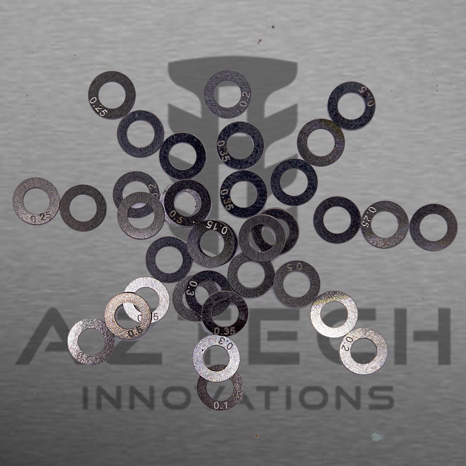 Aztech High Precision Gearbox shim kit - Azraels Armoury