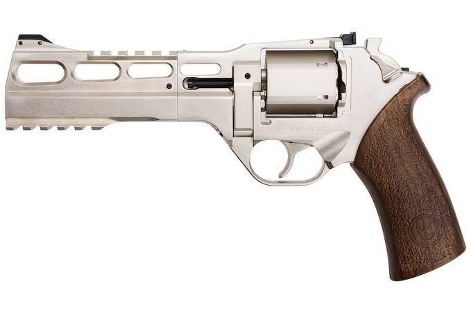CHIAPPA RHINO 60DS .357 MAGNUM STYLE GEL BLASTER REVOLVER (CO2) - SILVER - Azraels Armoury