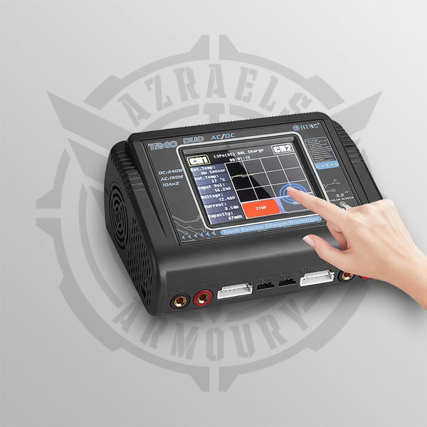 HTRC T240 DUO Touch Screen Charger - Azraels Armoury