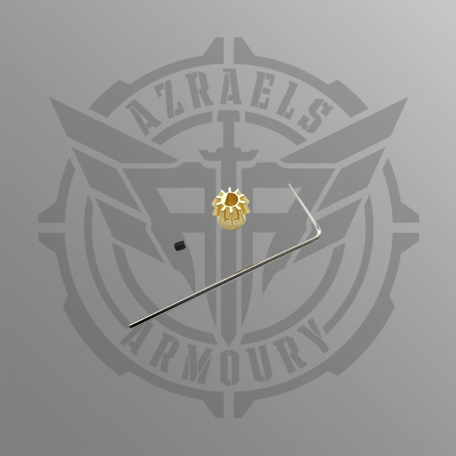 Quiet D Type Hardened Steel Pinion Gear - Azraels Armoury