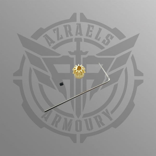 Quiet D Type Hardened Steel Pinion Gear - Azraels Armoury