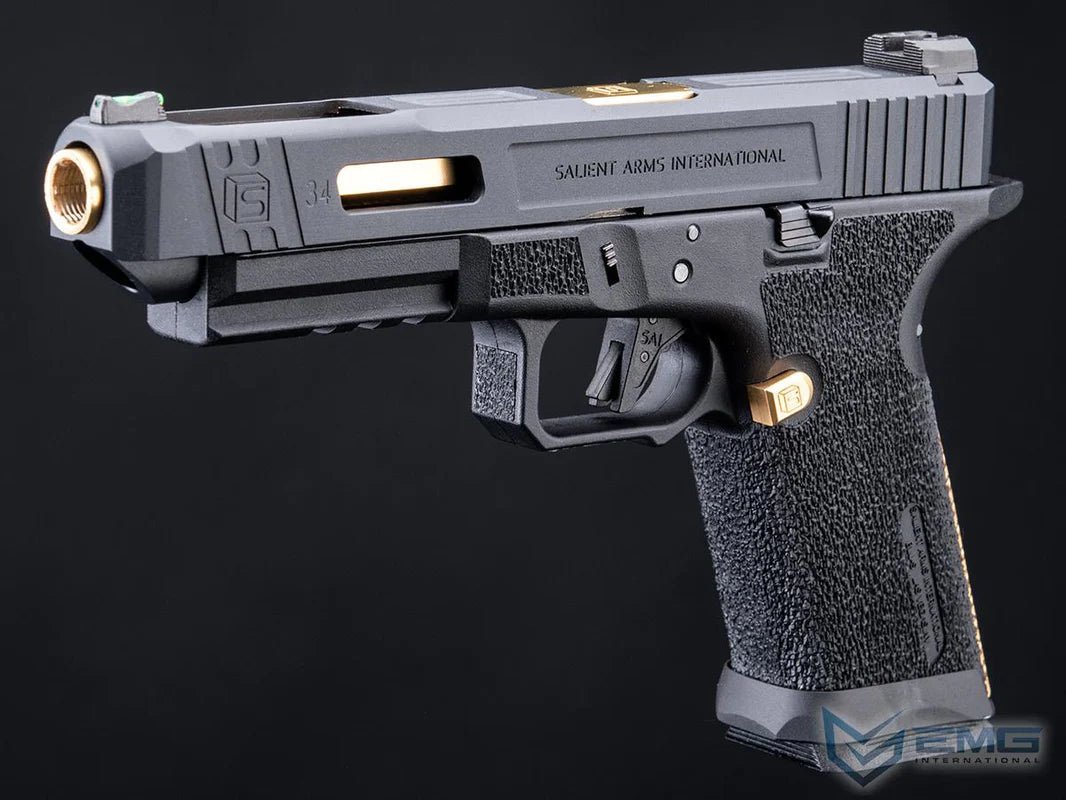 SAI INNOVATIONS™ / EMG - BLU TIER ONE COMPETITION GEL BLASTER GOLD & BLACK - Azraels Armoury