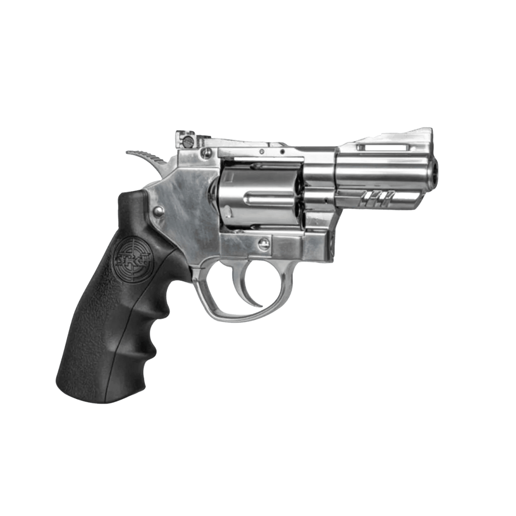 SRC Titan 2.5’ Revolver Gelsoft Blaster - Chrome - Azraels Armoury