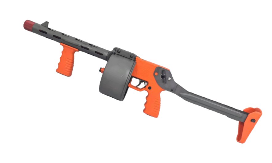 Striker Streetsweeper Sprung 12 Shot Shotgun Mini Nerf Blaster - Azraels Armoury