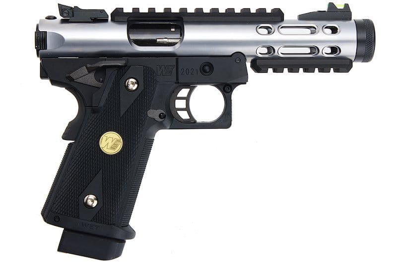 WE Galaxy Hi - Capa 5.1 Type A GBB Pistol - Silver Slide K Frame - Azraels Armoury