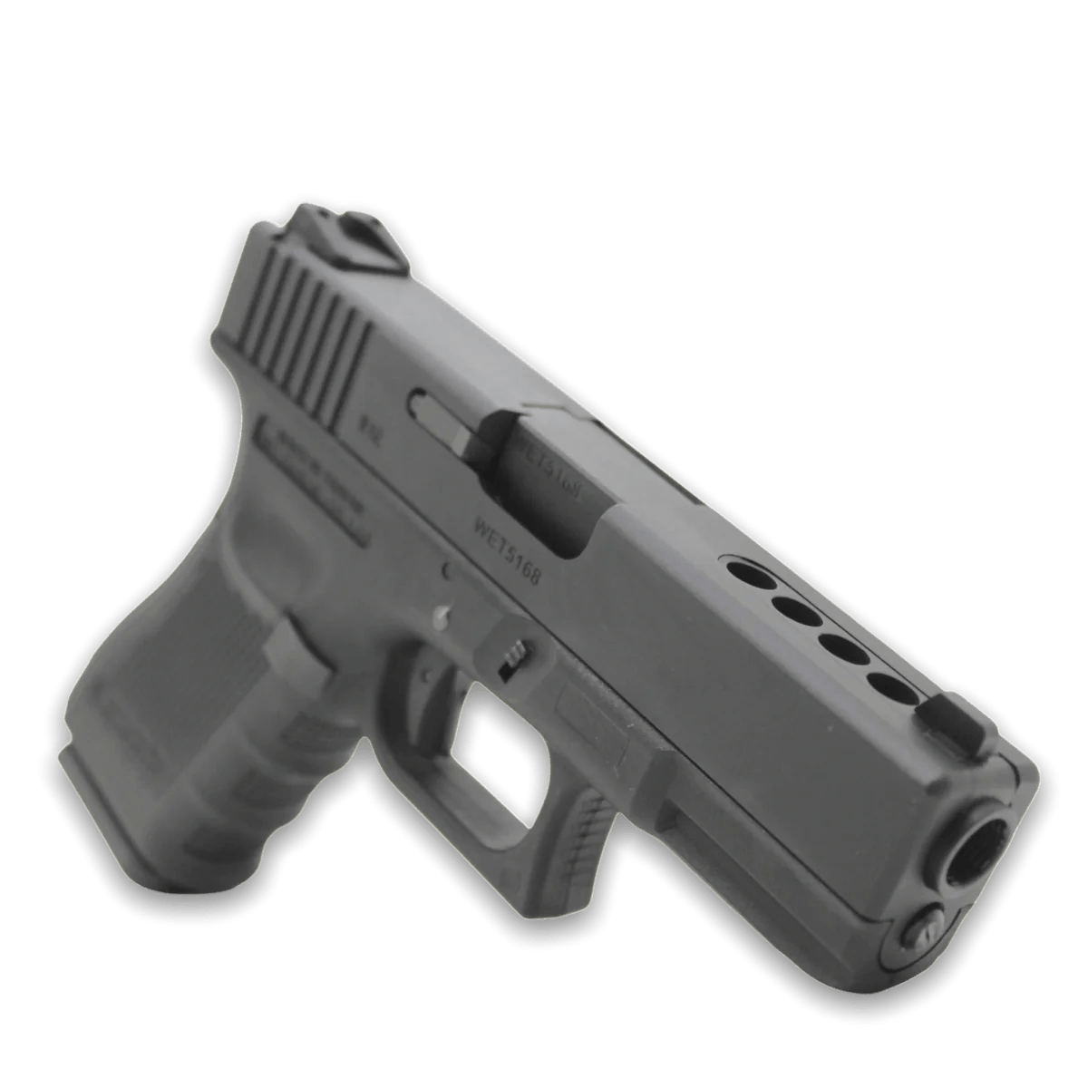 We Tech G23 Gen 4 Gas Blow Back Pistol - Black - Azraels Armoury