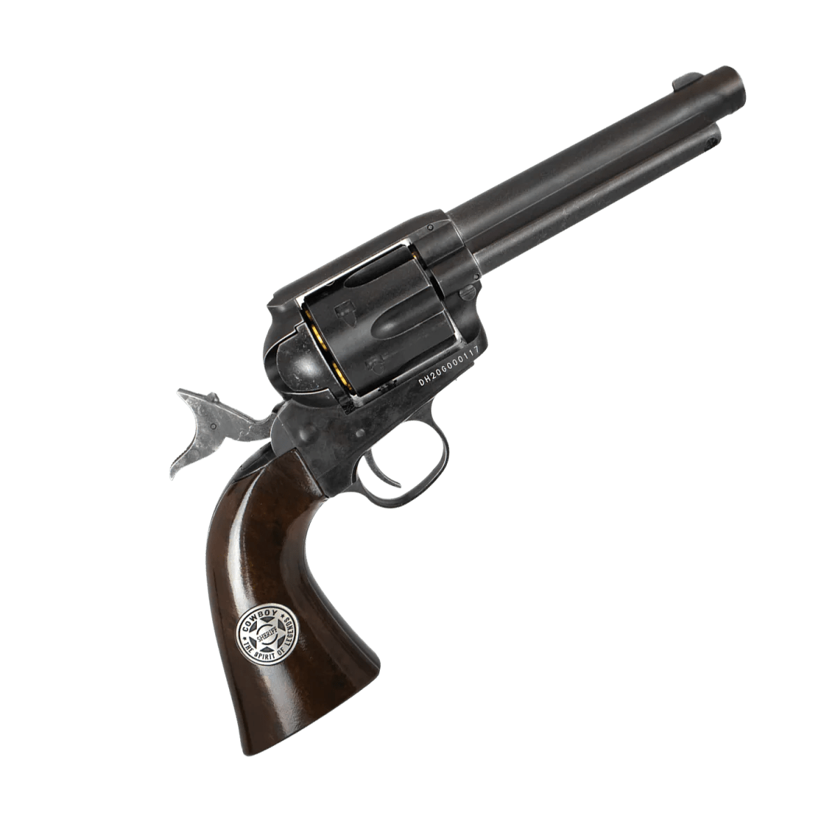 Wingun SAA Peacemaker CO2 Gel Blaster - Antique Black - Azraels Armoury