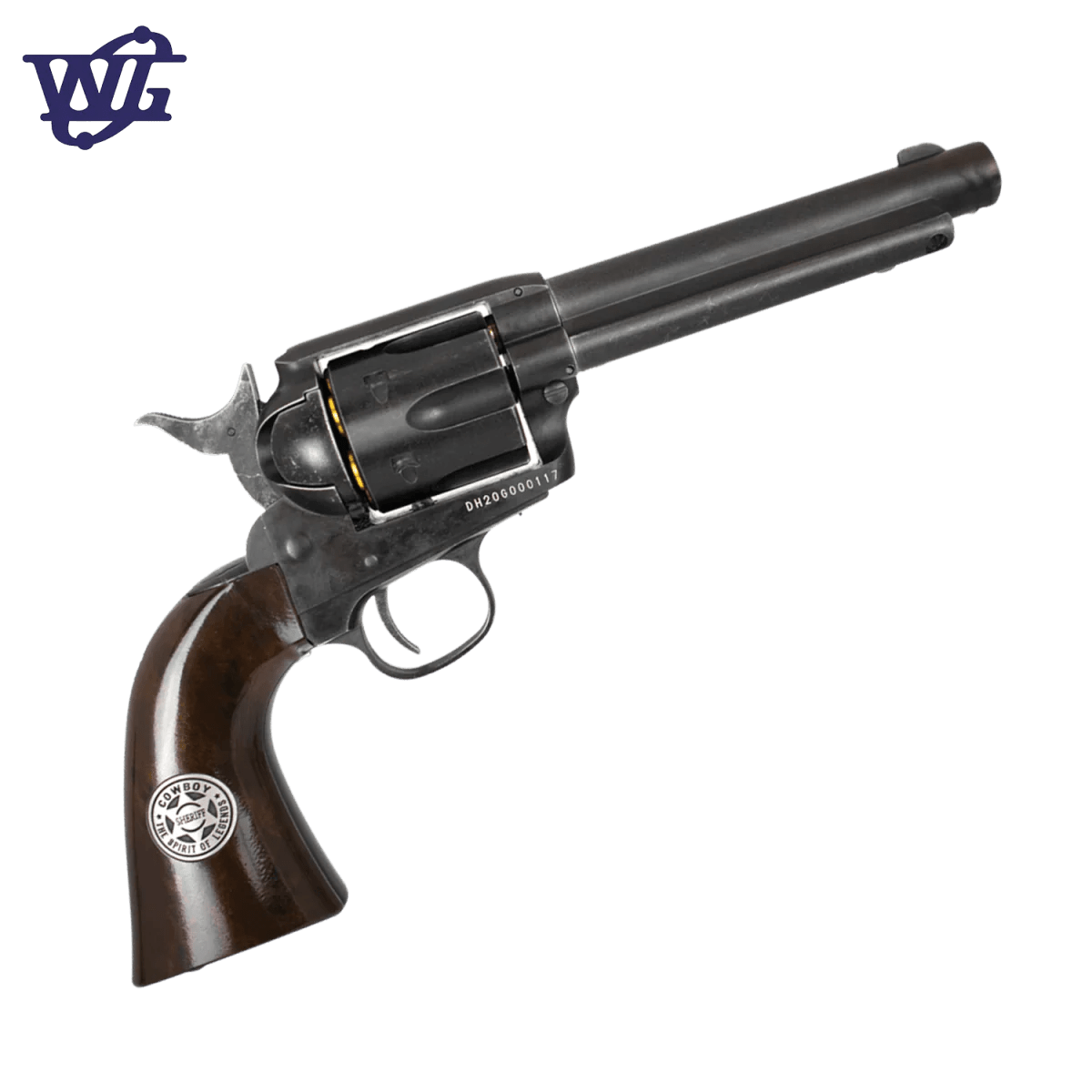 Wingun SAA Peacemaker CO2 Gel Blaster - Antique Black - Azraels Armoury